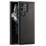 Pu Leather Case For Samsung S24 Ultra (Black)