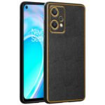 Chrome Leather Case For One Plus Nord Ce2 Lite (Black)